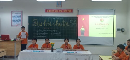 Liên đội tiểu học Kiêu Kỵ tổ chức Đại hội Chi đội  năm học 2022 - 2023.